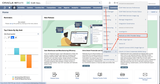 NetSuite OIDS
